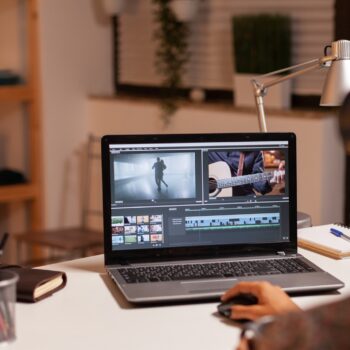 Video editing with customer's footage