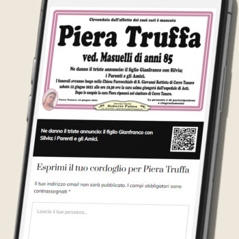Integrazione e sviluppo di tool condoglianze virtuali